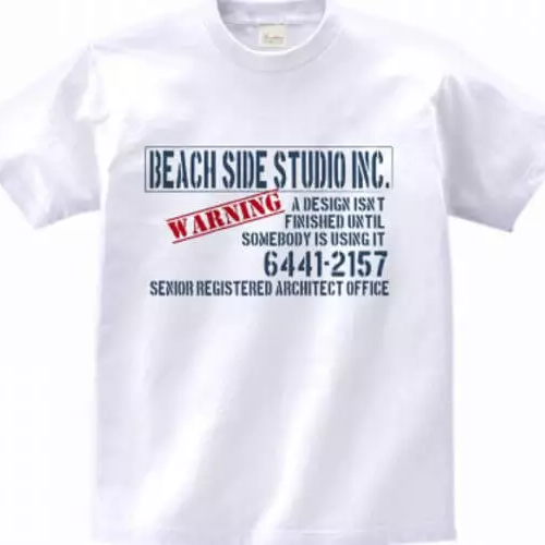 文字デザインがお洒落なオリジナルのプリントTシャツ