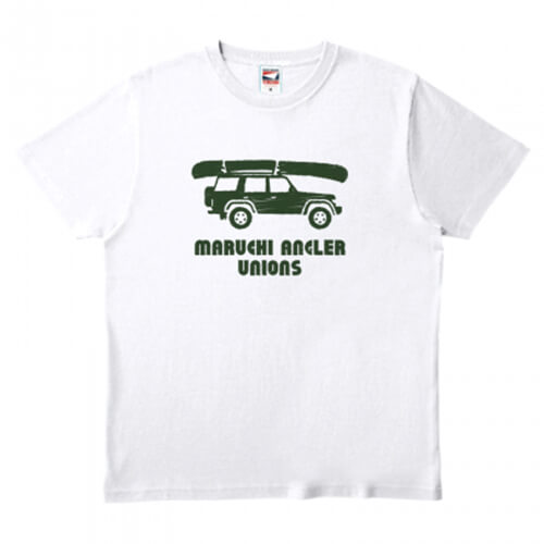 オシャレな車イラストをプリントしたチームのオリジナルTシャツ