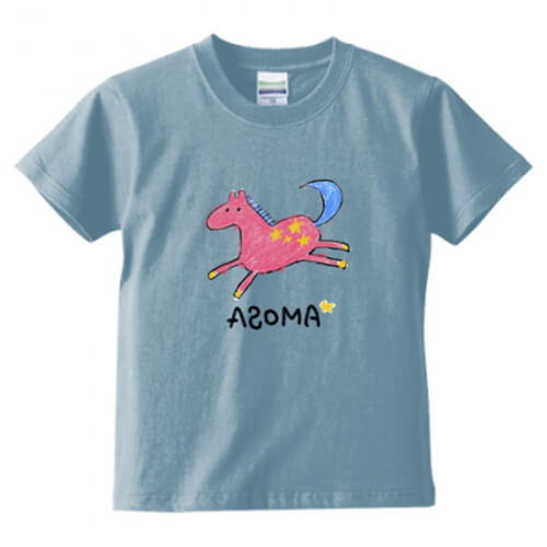 兄弟でお揃いのプリントTシャツを作成