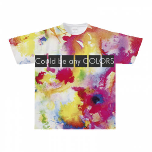 展示会用の全面プリントTシャツ