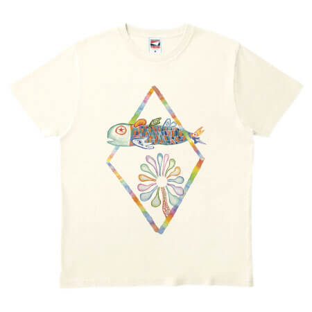 優しい色合いのイラストでオリジナルTシャツを作成