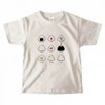 おにぎりイラストをプリントした子ども用のオリジナルTシャツ