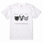 ペット写真をプリントしてオリジナルTシャツを作成！