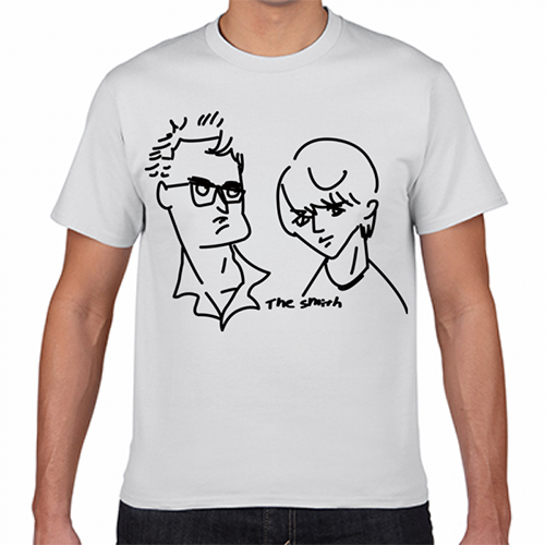 似顔絵イラストをプリントしたオリジナルTシャツ
