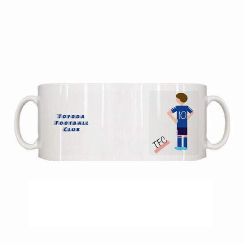 サッカークラブで作成したオリジナルマグカップ