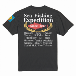 メンバーの名前入り釣りサークルのチームTシャツ