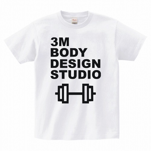 トレーニングジムのロゴをプリントしたオリジナルTシャツ