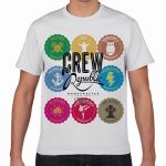 カラフルなデザインをプリントしたオリジナルTシャツ