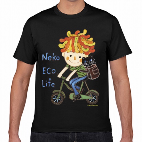 かわいいイラストをプリントしたオリジナルTシャツ