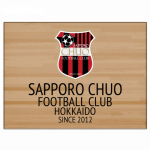 サッカークラブのロゴをプリントして玄関マットを作成