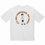 イラストがおしゃれなオリジナルのビッグシルエットTシャツ