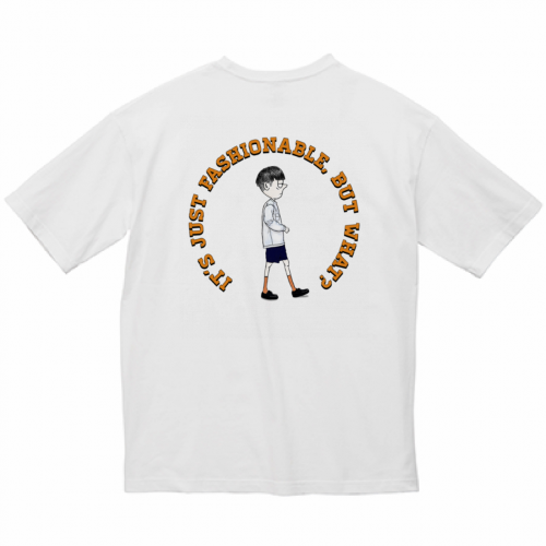 イラストがおしゃれなオリジナルのビッグシルエットTシャツ