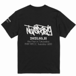 ストリート系デザインのバックプリントTシャツを作成