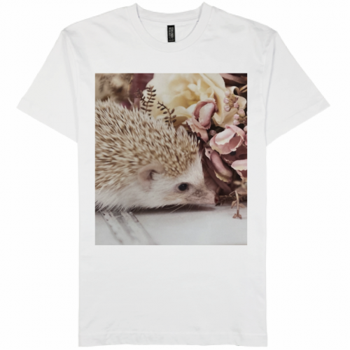 自作の写真をきれいにプリントしたオリジナルTシャツ
