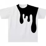 単色デザインをプリントしたオリジナルTシャツ