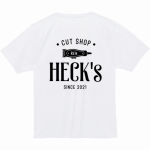 おしゃれなロゴをプリントした美容室のスタッフTシャツ
