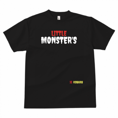 ホラー風のチーム名がおしゃれなオリジナルTシャツ