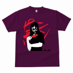 卓球のイラストをプリントしたオリジナルのチームTシャツ