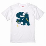おしゃれなイラストロゴをプリントしたオリジナルTシャツ