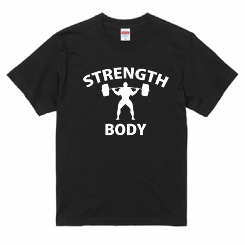 筋トレのイラストをプリントしたジムのオリジナルTシャツ