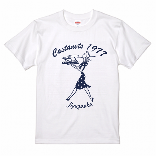 オリジナルのイラストをプリントしたおしゃれなスタッフTシャツ