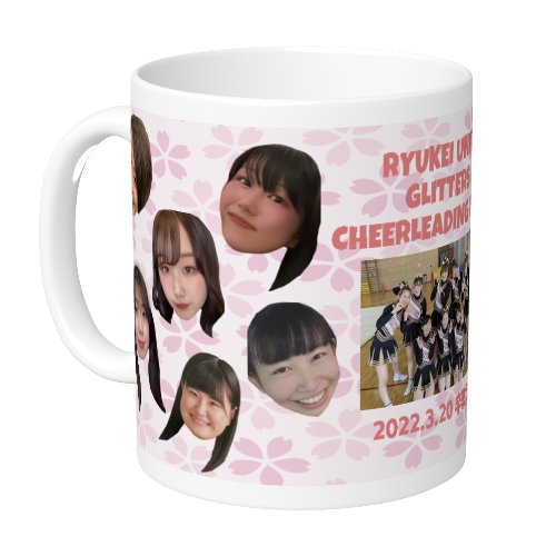 卒業記念にチームでオリジナルマグカップを作成！
