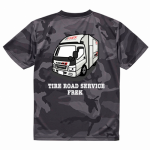 仕事着に会社のイラストをプリントしてオリジナルTシャツを作成!