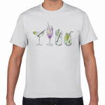 涼しげなイラストをプリントしたオリジナルTシャツ
