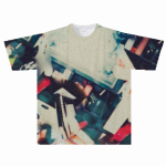 全面にデザインをプリントしたおしゃれなオリジナルTシャツ