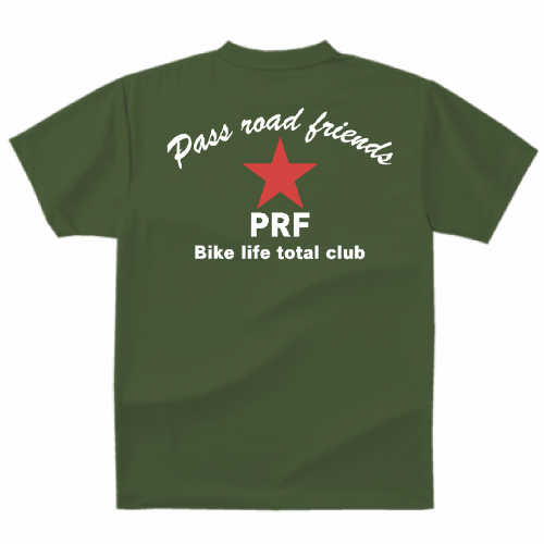 バイク仲間でおそろいのチームTシャツを作成！