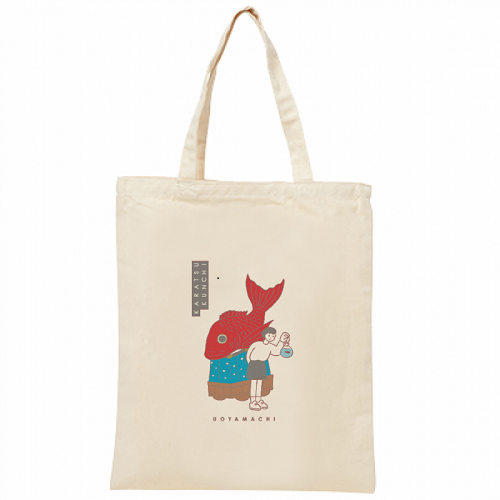イラストをプリントして販売用のオリジナルエコバッグを作成！