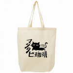 レトロ風のショップロゴがかわいいオリジナルエコバッグ