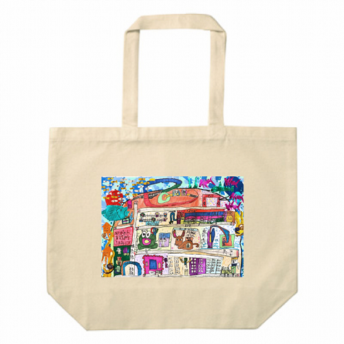 子供の絵をプリントしてオリジナルのエコバッグを作成！