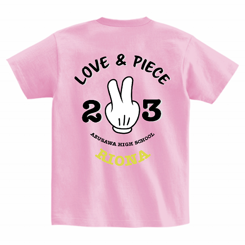 イラストデザインがかわいいオリジナルのクラスTシャツ