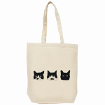 猫イラストをプリントしてオリジナルのエコバッグを作成!