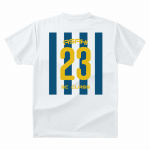 サッカーユニフォーム風デザインをプリントしてオリジナルのクラTを作成!