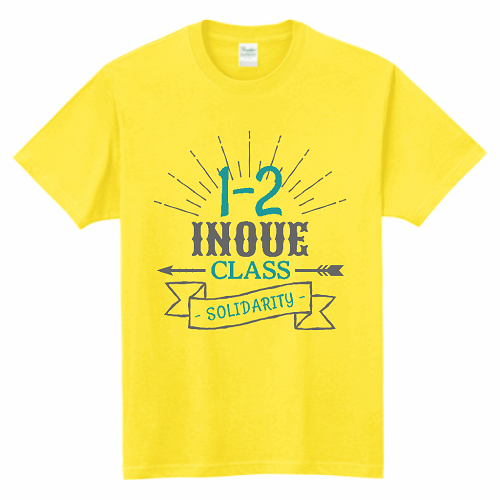 おしゃれなロゴがインスタ映えするクラスTシャツ