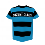 くびれボーダーがカッコいいサッカー風のクラスTシャツ