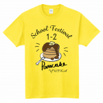 パンケーキのイラストがおしゃれなオリジナルクラT