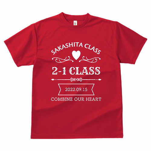 韓国っぽいおしゃれデザインが目を引くクラスTシャツ