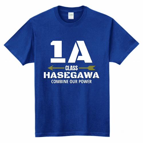 クラス番号のロゴデザインがカッコいいオリジナルのクラスTシャツ