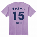 背ネームがインスタ映えするオリジナルのクラスTシャツ