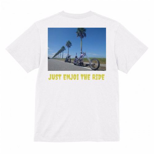 ツーリングのスナップをTシャツにプリント