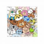 オリジナルイラストを使ったお洒落なアニマルタオル!