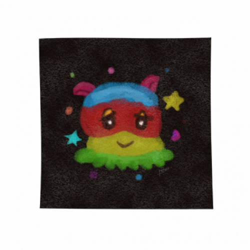 カラフルなメンダコのイラストがかわいい！オリジナルタオル