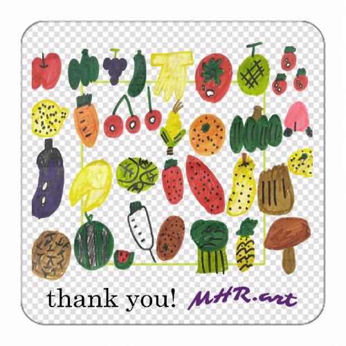 手描きの野菜のイラストが癒されるオリジナルマグネット