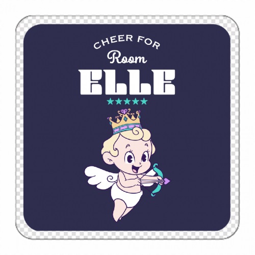 お店のオリジナルキャラをプリントした販促用マグネット