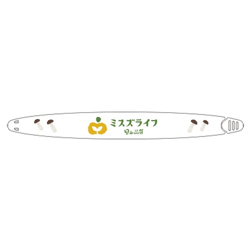 きのこメーカーの宣伝グッズとしてオリジナルフードクリップに