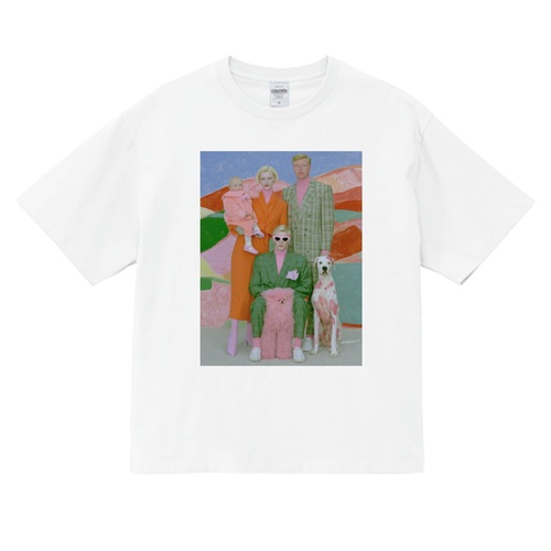アートディレクターの絵画のようなオリジナルTシャツ