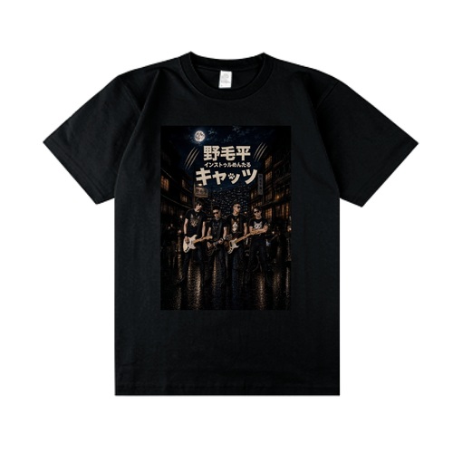 大人のロックバンドのハードなオリジナルTシャツ